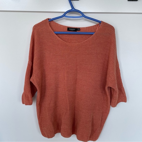 Soaked In Luxury Tuesday Cotton Sweater - Picture 1 of 7